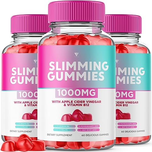 (3 Pack) Slimming Gummies It Works Slimming Gummies for Weight Loss with Apple Cider Fyvus
