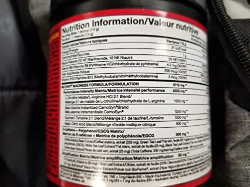 Mutant | Madness and Madness All-in | Double Pre-Workout Bundle | Fruit Punch and Melon Mutant