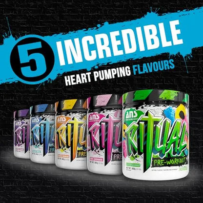 ANS Performance Ritual Pre Workout (30 Servings, 12.7 oz) - Complete Preworkout Formula ANS Performance