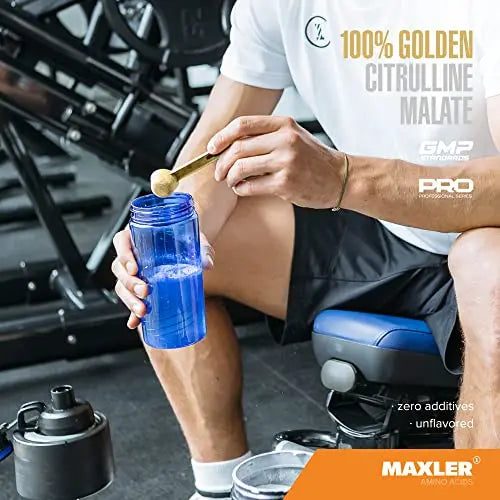 Maxler 100% Golden Citrulline Malate Powder - Vegan L-Citrulline DL-Malate 2:1 Amino Acid Maxler