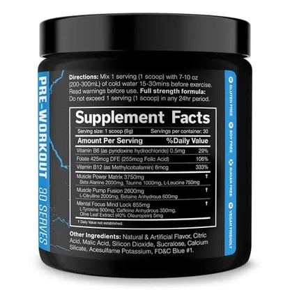 JNX SPORTS The Shadow! 350mg of Caffeine Hard Core Preworkout -Electric Energy JNX SPORTS