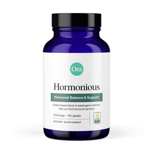 Ora Organic Natural Hormone Balance Supplement & Hormonal Acne Relief for Women - Support Skin, Mood, Energy, PMS & Menopause - Ashwagandha, Maca, Burdock Root, Cordyceps & VIT C - 90 Capsules Ora OrganicBuy Supplements Australia
