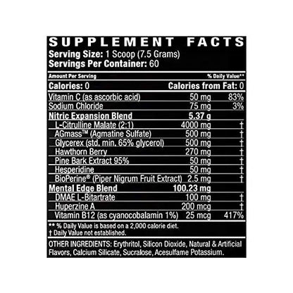 Driven Nutrition Flow - Cognitive Nitric Oxide Nootropic - Endurance & Energy - Increase Driven Nutrition