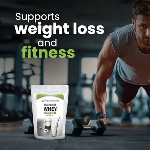 Z Natural Foods Whey Protein Powder Isolate, Unsweetened Protein Powder Enriched Z Natural Foods