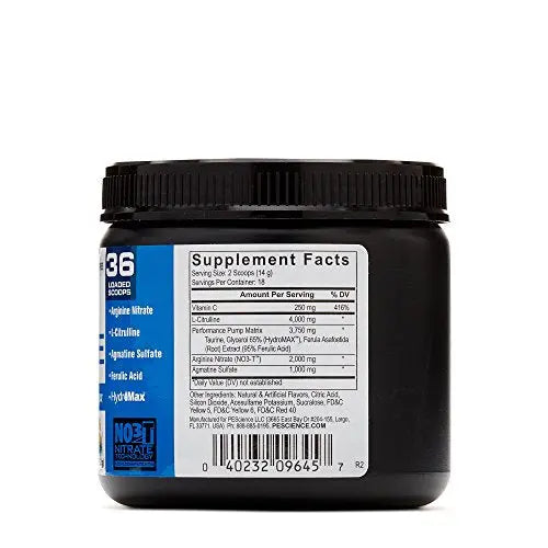 PEScience High Volume Pre-Workout Paradise Cooler 8.9 Ounce, 36 Servings PEScience