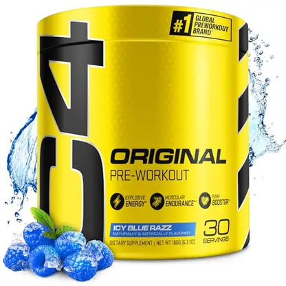 Cellucor C4 Original Pre Workout Powder ICY Blue Razz & C4 Sport Pre Workout Powder Cellucor