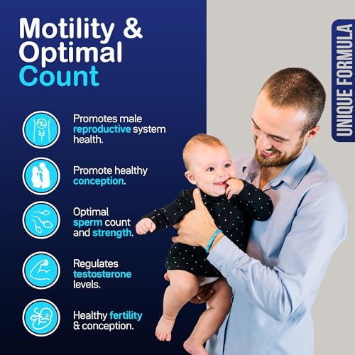 YOU'RE NATURAL Male Fertility Vitamins, Optimal Sperm Count, Motility, and Strength, Ashwagandha YOU'RE NATURAL