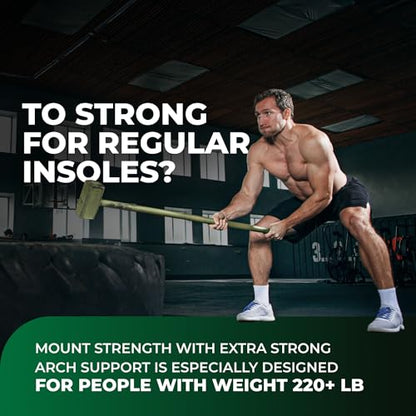 220+ lbs Plantar Fasciitis Strong Arch Support Insoles Inserts Men Women EASYFEET