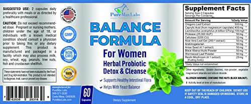 YUMMYVITE Balance Complex for Women - for Vaginal Health, Herbal Detox & Cleanse YUMMYVITE