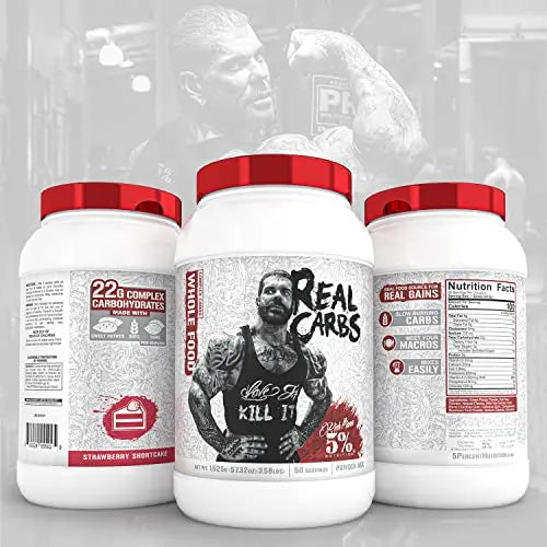 5% Nutrition Rich Piana Real Carbs with Real Food Complex Carbohydrates, Long-Lasting 5% Nutrition