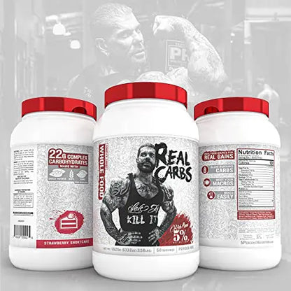 5% Nutrition Rich Piana Real Carbs with Real Food Complex Carbohydrates, Long-Lasting 5% Nutrition