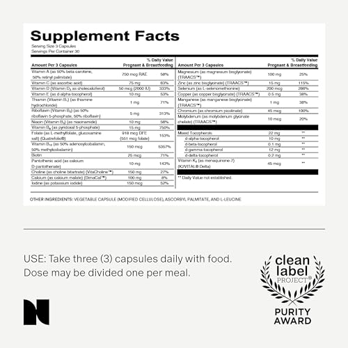 Needed. Multivitamin for Prenatal | Prenatal Multi Essentials Capsule- Pregnancy, Breastfeeding Needed.