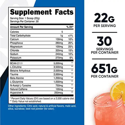 Nutricost Intra-Workout Powder, 30 Servings (Pink Lemonade) - Non-GMO, Gluten Free Nutricost