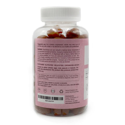 Salaam Nutritionals Halal Prenatal Gummy Multivitamins, Low Sugar, 800 mcg Folate, Methylcobalamin Salaam Nutritionals