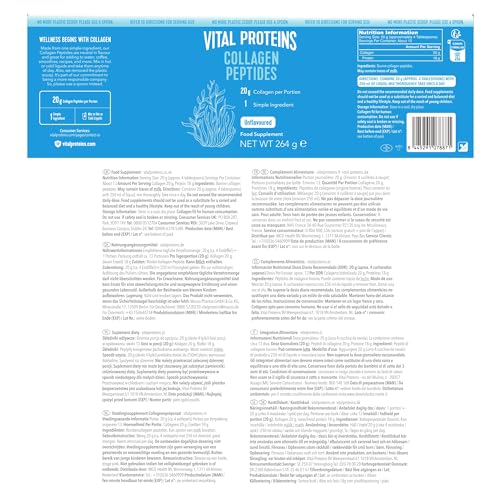 Vital Proteins Collagen Peptides Powder Supplement (Type I, III), Unflavored Hydrolyzed Collagen-Hair, Skin VITAL PROTEINSBuy Supplements Australia