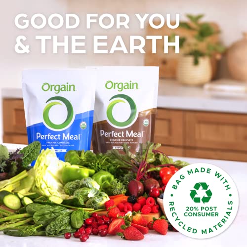 Orgain Organic Perfect Meal Replacement Protein Powder, Chocolate - 25g Plant Based OrgainBuy Supplements Australia