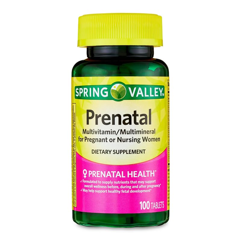 4 TOP CARE Prenatal Multivitamin/Multimineral for Pregnant and Nursing Women Dietary Supplement Tablets 4 TOP CARE
