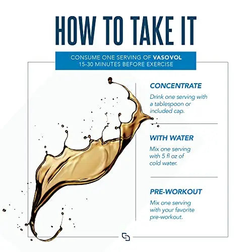 Siren Labs Vaso-VOL Liquid Muscle Pump Volumizer with Agmatine Sulfate - Pre Workout SIRENLABS