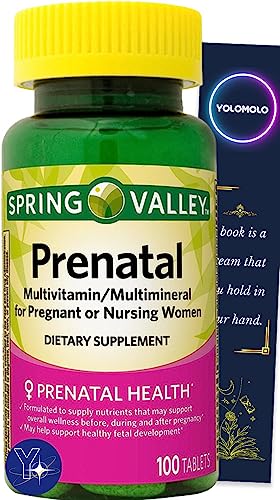 Prenatal Multivitamin/Multimineral for Pregnant and Nursing Women Dietary Supplement YOLOMOLO