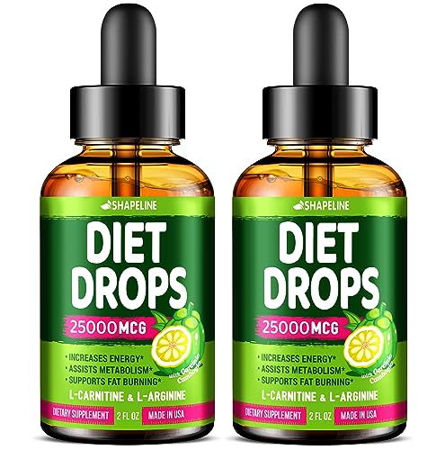 (Pack of 2) Weight Loss Drops - Made in USA - Appetite Suppressant for Women & Men SHAPELINE