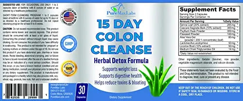 YUMMYVITE 15 Day Colon Cleanse and Detox, Herbal Detox Formula, Supports Weight YUMMYVITE