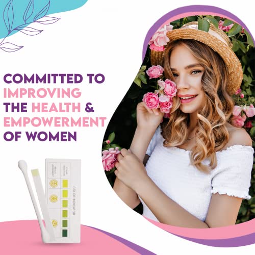 Ecoblossom Vaginal pH Test Strips for Women - Check pH Balance - Monitor Bacterial Vaginosis EcoBlossomBuy Supplements Australia