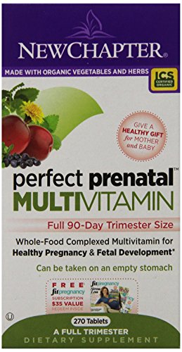 New Chapter Perfect Prenatal Trimester Supplement,270 Count New Chapter