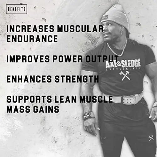 Axe & Sledge Supplements Beta Alanine Basics Powder, Supports Endurance, Performance Axe & Sledge