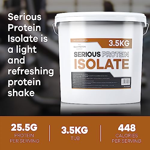 The Bulk Protein Company, Serious Protein Isolate – 3.5kg – Whey Protein Iso The Bulk Protein Company
