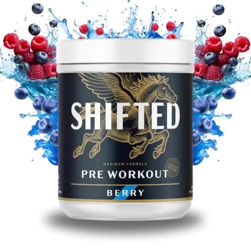 SHIFTED Maximum Pre Workout Powder, Energy & Focus Supplement with Creatine Monohydrate SHIFTED