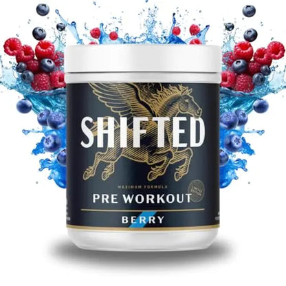 SHIFTED Maximum Pre Workout Powder, Energy & Focus Supplement with Creatine Monohydrate SHIFTED