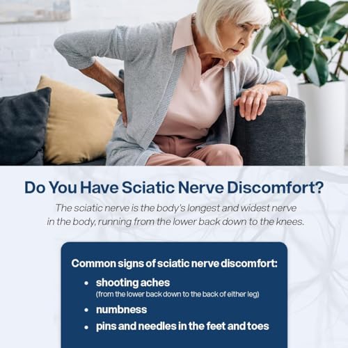 SciatiEase Sciatic Nerve Health Support - Sciatic Nerve Supplement with Pea, Vitamin B SciatiEaseBuy Supplements Australia