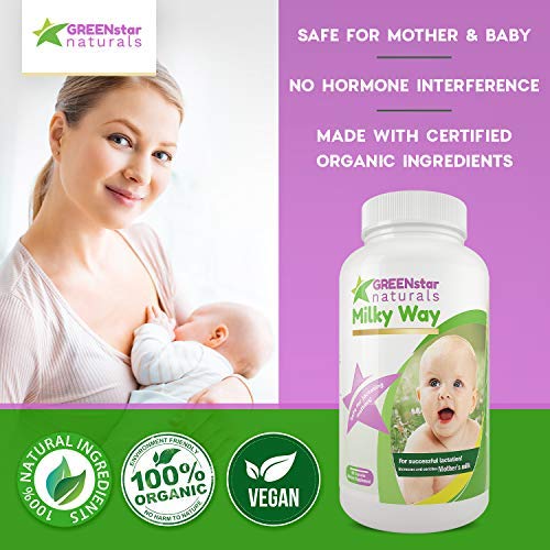 Breastfeeding Supplement Lactation Support for Increased Breast Milk, Lactation Supplement Capsules GREENSTAR NATURALS