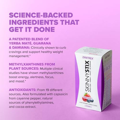 Zantrex SkinnyStix Energy Powder – Increase Energy, Heighten Focus, Boost Mood Zantrex