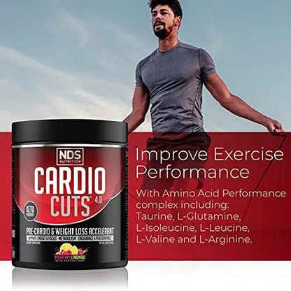 NDS Nutrition Cardio Cuts 4.0 - Raspberry Lemonade - 8.6 oz. NDS Nutrition