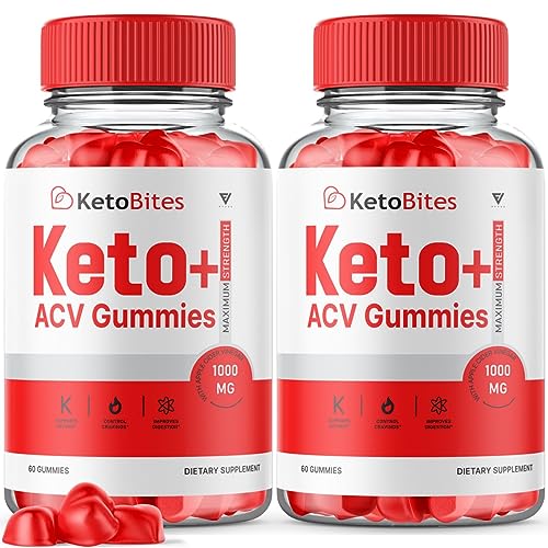 (2 Pack) Keto Bites ACV Gummies, KetoBites Keto ACV Gummies Advanced Weight Loss Fyvus