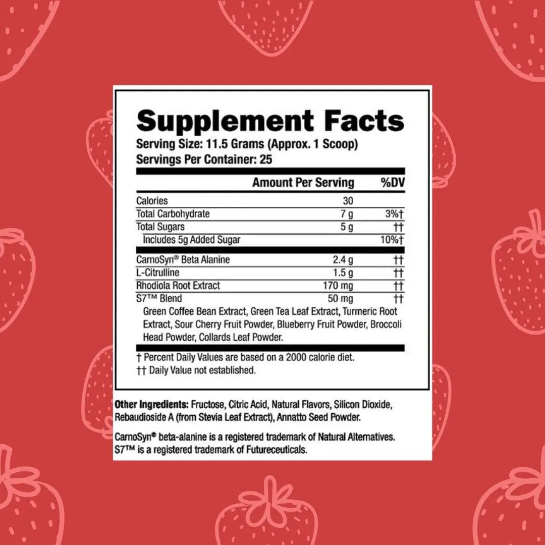 Humble Wellness Pre-Workout: Increase Focus, Decrease Mental Fatigue, Supports Nitric Humble Wellness