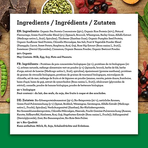 Amazing Grass Protein Superfood, Organic Vegan Protein Powder with Fruit and Vegetables Amazing Grass