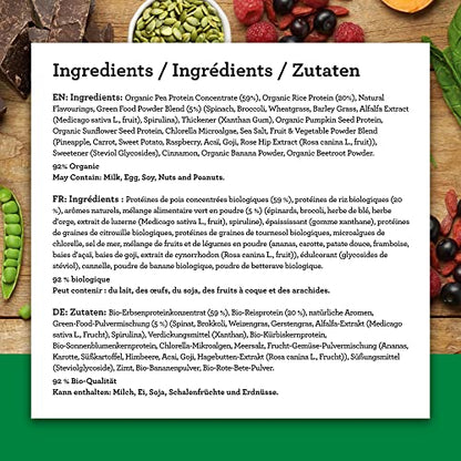 Amazing Grass Protein Superfood, Organic Vegan Protein Powder with Fruit and Vegetables Amazing Grass