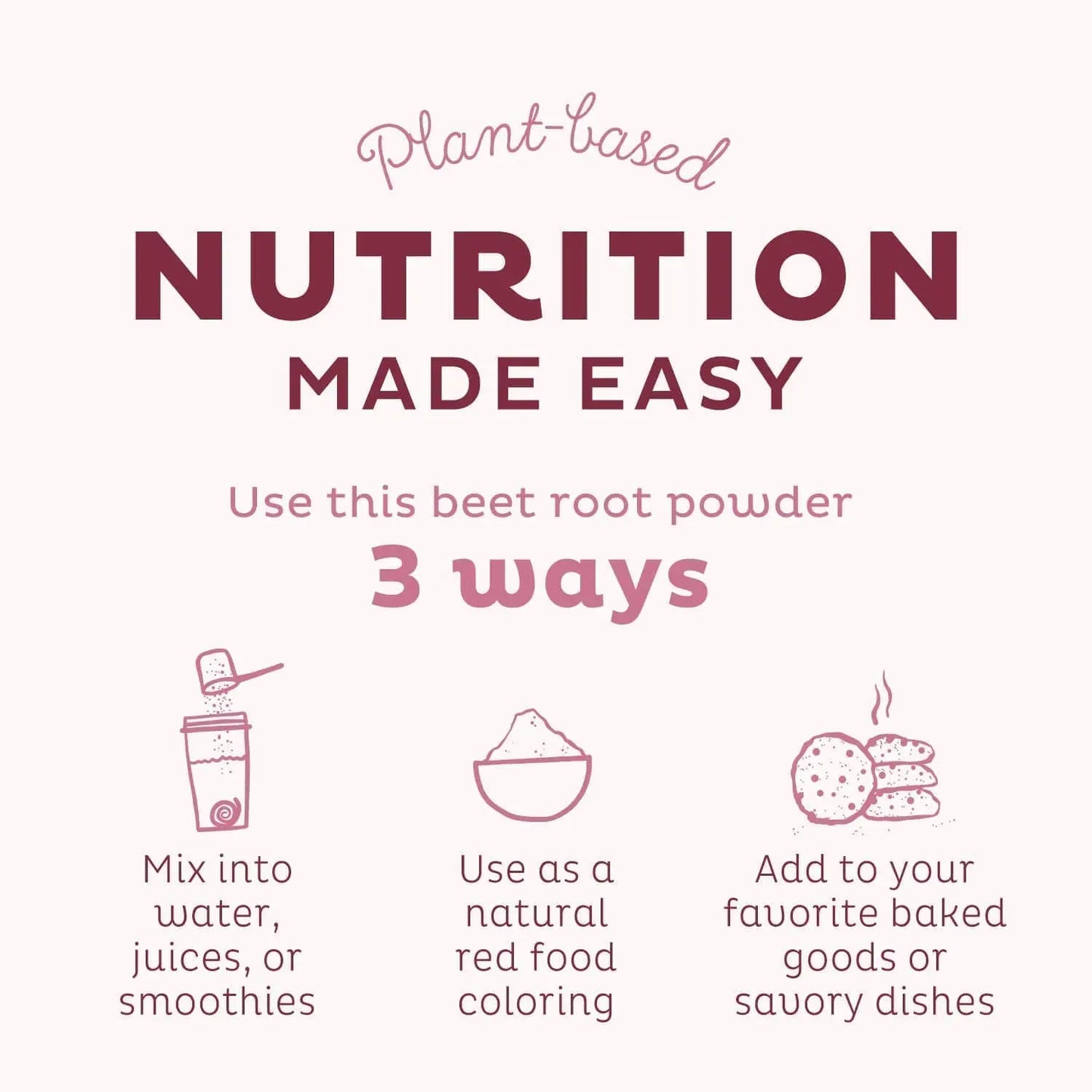 KOS Organic Beet Root Powder + Organic Beet Root Capsules Bundle KOS