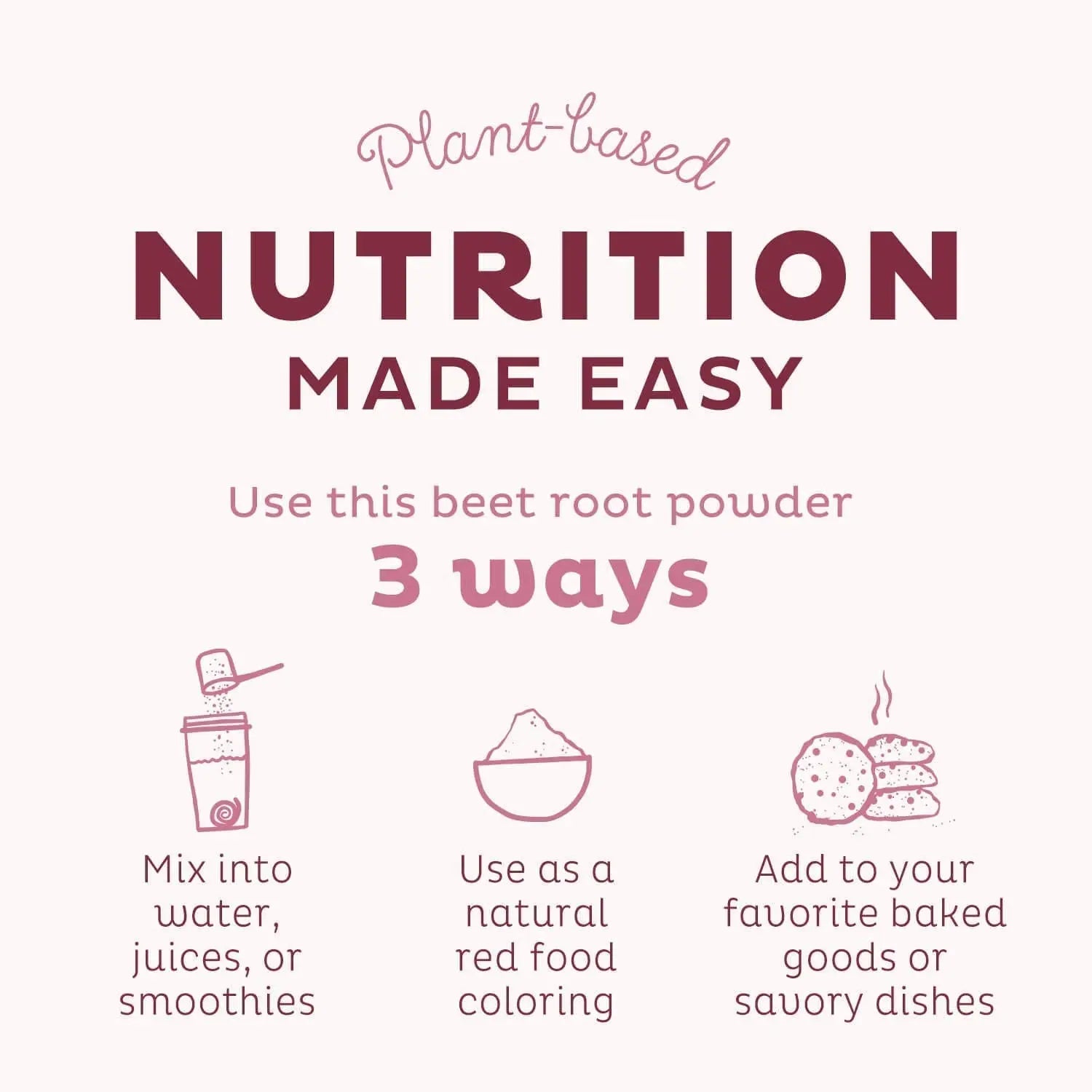 KOS Organic Beet Root Powder + Organic Beet Root Capsules Bundle KOS