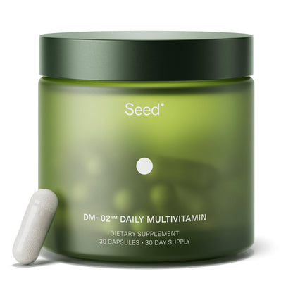 Seed DM-02 Daily Multivitamin - 100% DV Essential Vitamins and Minerals for Women & Men - Helps Fill Daily Nutrient Gaps - Immune, Bone, Hair, Skin & Nails Health - Vegan - 30 Capsules (30-Day Supply) Visit the Seed StoreBuy Supplements Australia