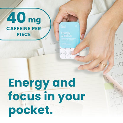 Neuro Energy & Focus Mints - Sugar Free Breath Mints with 40mg Natural Caffeine, B Vitamins & L-Theanine - Vegan Brain Supplement for Exercise, Study & Daily Focus - Peppermint, 72 ct NeuroBuy Supplements Australia