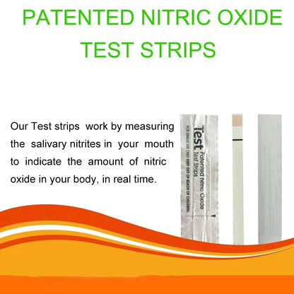 Nitric Oxide Test Strips [50strips]- Nitric Oxide Indicator Strips Work by Measuring The TONNYLAB