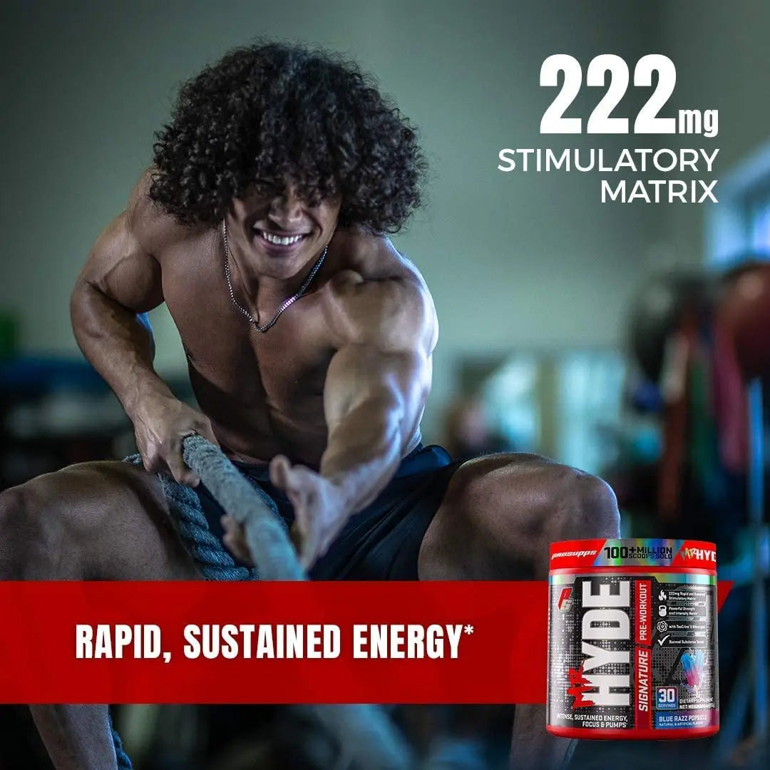 PROSUPPS Mr. Hyde Signature Blue Razz and Hyde Max Pump Blue Razz Bundle PROSUPPS