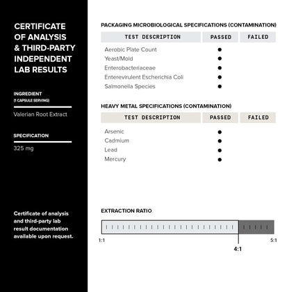 Toniiq Valerian Root Capsules - Ultra High Potency 4:1 Extract - Highly Concentrated - Third-Party Lab Tested - 120 Capsules Toniiq buy supplements Au