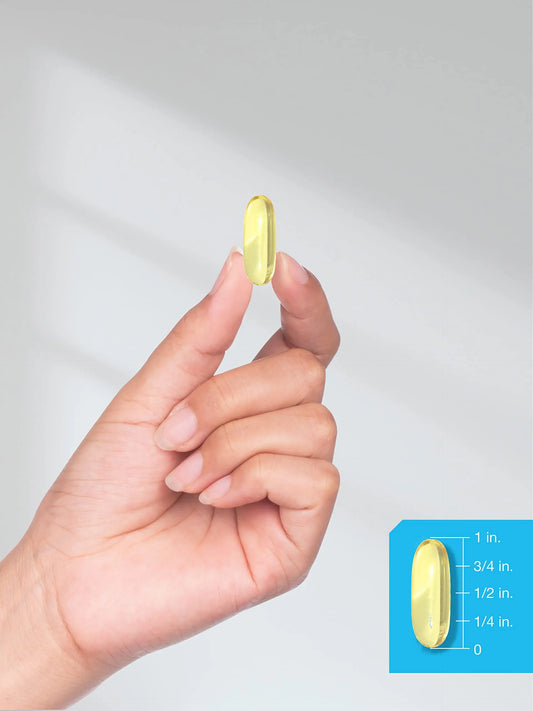 Wild Alaskan Salmon Fish Oil | 180 Softgel Capsules | Gluten Free, Non-GMO | High Potency Horbäach