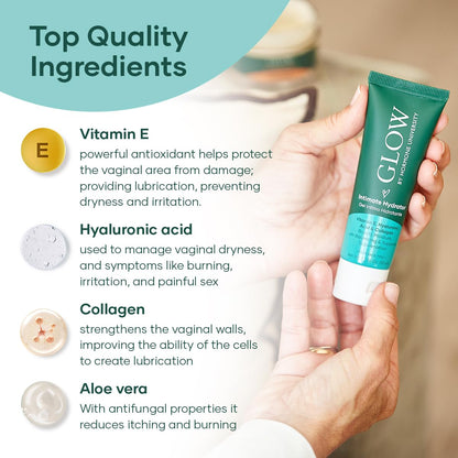Glow Botanica | Intimate Hydrator | Hormone Free Vaginal Moisturizer with Collagen Glow Botanica